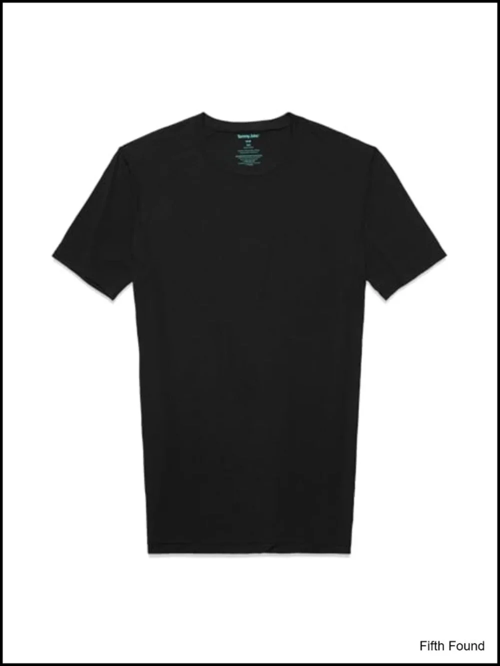 Slim Fit Crew Neck Undershirt Stay Tuck Modal Spandex Men's T-Shirt